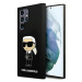 Karl Lagerfeld Liquid Silicone Ikonik NFT Zadní Kryt pro Samsung Galaxy S24 Ultra Black