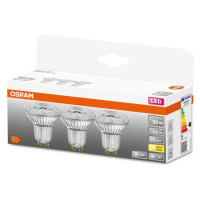 3x LED žárovka LED GU10 4,3W = 50W 350lm 2700K Teplá 36° OSRAM STAR