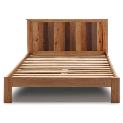 Dvoulůžková postel s roštem v přírodní barvě 140x190 cm Maude – Marckeric