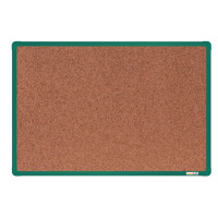 boardOK Korková tabule s hliníkovým rámem 60 × 90 cm, zelený rám