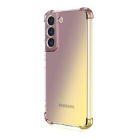 TopQ Kryt Samsung S23 Shock duhový purpurovo-žlutý 110295