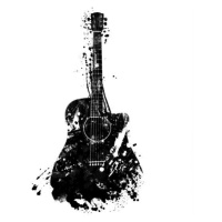 Ilustrace Guitar illustration, SEAN GLADWELL, 32.9 × 40 cm