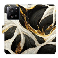 iSaprio flip pouzdro BlackGold Marble pro Xiaomi 13T / 13T Pro