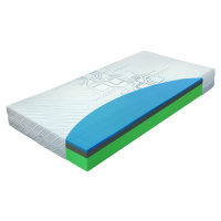 Materasso AQUASLEEP 20 -  eko matrace s línou pěnou Visco wind 100 x 210 cm