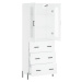 vidaXL Skříň highboard bílá 69,5 x 34 x 180 cm kompozitní dřevo