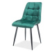 Jídelní židle CHAC zelená/černá