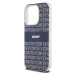 DKNY PC/TPU Repeat Pattern Tonal Stripe Magsafe kryt iPhone 13 Pro modrý