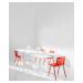 PEDRALI - Židle KOI-BOOKI 370 DS - červená