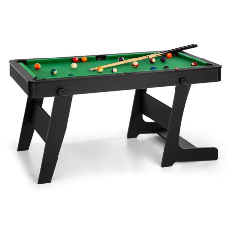 OneConcept Trickshot, kulečníkový hrací stůl, 140 x 64,5 cm, 16 koulí, 2 kulečníkové hole, MDF, 