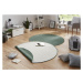 NORTHRUGS - Hanse Home koberce Kusový koberec Twin-Wendeteppiche 103095 green cream kruh – na ve