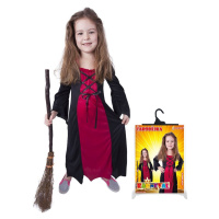 RAPPA Dětský kostým bordó čarodějnice / Halloween (M) e-obal