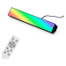 Briloner LED nástěnná stěrka Muro S, CCT, RGB, stmívatelná, černá