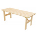 Masivní stůl z borovice dřevo 30 mm (různé délky) 150 cm