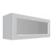 ArtExt Kuchyňská skříňka horní, W4BS / 80 WKF Quantum Barva korpusu: Bílá