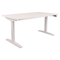 Grospol - Nastavitelný psací stůl Alto 102 White 140 cm