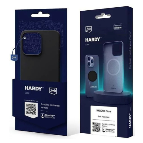 Kryt 3MK Hardy Case iPhone 15 Plus 6.7" graphite MagSafe