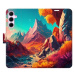 iSaprio Flip pouzdro Colorful Mountains pro Samsung Galaxy A35 5G