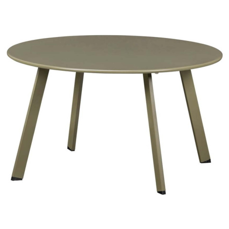Zelený železný zahradní konferenční stolek WOOOD Fer, ø 70 cm