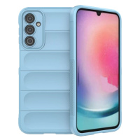 Pouzdro Magic Shield pro Samsung Galaxy A24 4G flexibilní pancéřové pouzdro světle modré