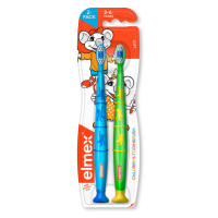 elmex® Kids zubní kartáček pro děti ve věku 3-6 let 2ks