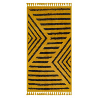 Žlutý pratelný koberec 180x120 cm - Vitaus