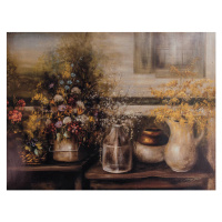 Ilustrace Wildflowers In Old Time Vases Original Painting, JonGorr, 40 × 30 cm