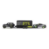 MAISTO - Design Team Haulers, 2021 Ford Bronco, Car Trailer, 2015 Ford Mustang GT, 1:64