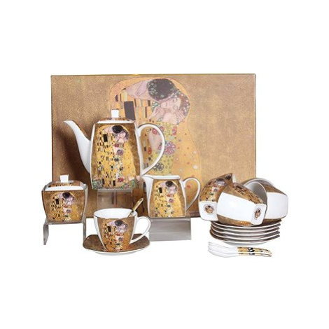 Home Elements luxusní souprava na čaj, 15 ks, Klimt, Polibek zlatý