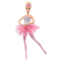 Mattel Barbie Svítící magická baletka s růžovou sukní