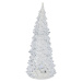 Vánoční LED dekorace Barevný stromeček, 17 cm
