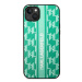 Karl Lagerfeld KLHCP14MPGKLSKN hard silikonové pouzdro iPhone 14 PLUS 6.7" green Monogram Stripe