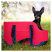 Vsepropejska Geri cestovní taška pro psa Barva: Červená, Dle váhy psa: do 3,5 kg