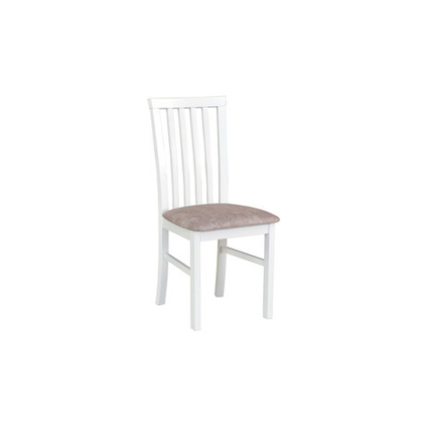 Jídelní židle MILANO 1 Bílá Tkanina 16B Drewmix