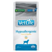 VET LIFE Natural Hypo Fish & Potato granule pro psy, Hmotnost balení: 2 kg