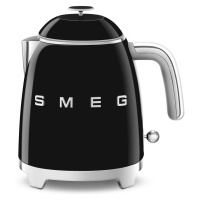 Smeg KLF05BLEU mini rychlovarná konvice, 0, 8 l / 3 šálky, 1400 W, styl 50. let, černá