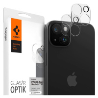 Spigen Glass tR Optik 2 Pack tvrzené sklo na fotoaparát iPhone 15/15 Plus čiré