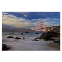 Fotografie Golden Gate Bridge, Evgeny Vasenev, (40 x 26.7 cm)