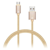 CONNECT IT Wirez Premium Metallic micro USB 1m gold