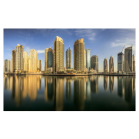 Fotografie Panoramic Dubai Marina, Mohammed Shamaa, 40 × 26.7 cm