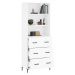 vidaXL Skříň highboard bílá 69,5 x 34 x 180 cm kompozitní dřevo