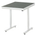 RAU Psací stůl s elektrickým přestavováním výšky, povlak z linolea, nosnost 150 kg, š x h 750 x 