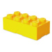 LEGO® box na svačinu 8 - žlutá 100 x 200 x 75 mm