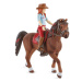 schleich® Horse Club 42539 Zrzka Hannah s pohyblivými klouby na koni