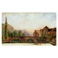 Obrazová reprodukce The Pont de Nahin at Ornans, c.1837, Gustave Courbet, 40 × 24.5 cm