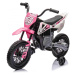 Mamido Dětská elektrická motorka Cross Pantone 361C růžová