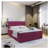MSL Kontinentální čalouněná postel ARIANA (140 x 200 cm) Barva látky: COSMIC 110