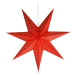 Červená světelná dekorace Star Trading Dot, ⌀ 54 cm