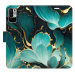 iSaprio flip pouzdro Blue Flowers 02 pro Xiaomi Redmi Note 10 5G