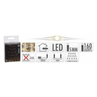 M.A.T. řetěz vánoční 1,9m 160LED teplá BÍ, SÍŤ, IP44