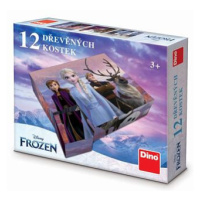 Dino Frozen II - Dřevěné licenční kostky